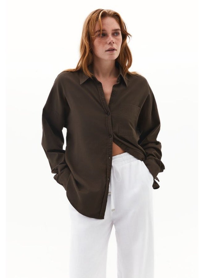 OXXO Oversized Shirt with Pocket Detail - Image 2